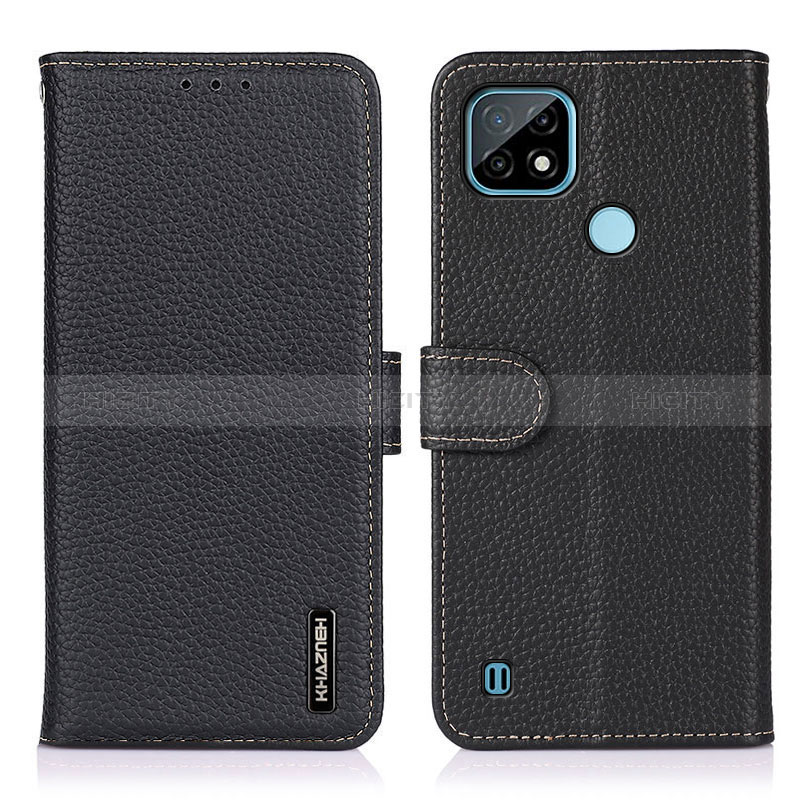 Funda de Cuero Cartera con Soporte Carcasa B01H para Realme C21