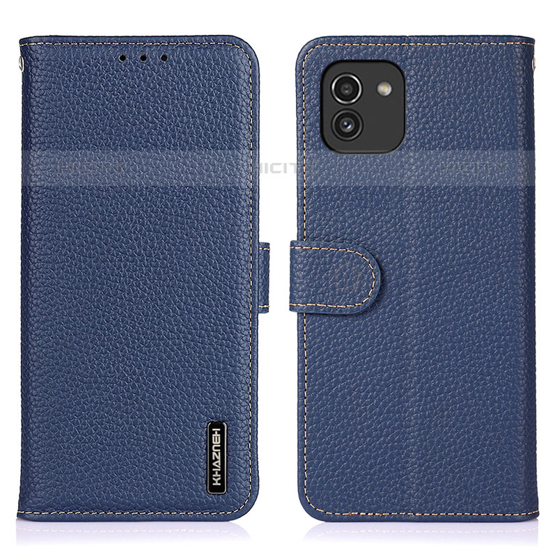 Funda de Cuero Cartera con Soporte Carcasa B01H para Samsung Galaxy A03