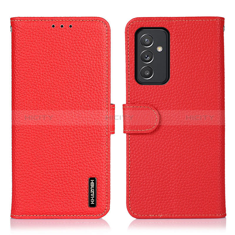 Funda de Cuero Cartera con Soporte Carcasa B01H para Samsung Galaxy A15 4G Rojo