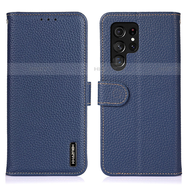 Funda de Cuero Cartera con Soporte Carcasa B01H para Samsung Galaxy S22 Ultra 5G