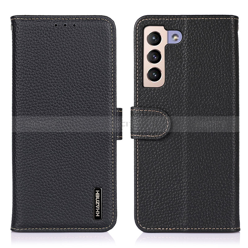 Funda de Cuero Cartera con Soporte Carcasa B01H para Samsung Galaxy S24 5G Negro