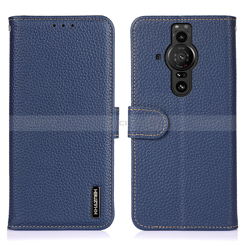 Funda de Cuero Cartera con Soporte Carcasa B01H para Sony Xperia PRO-I