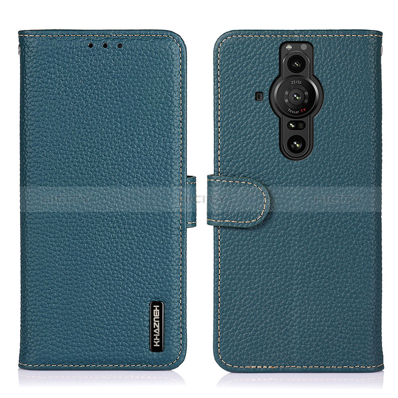 Funda de Cuero Cartera con Soporte Carcasa B01H para Sony Xperia PRO-I