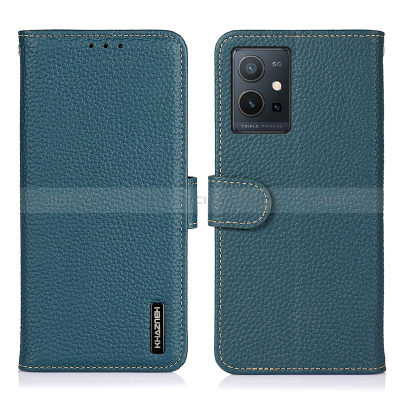 Funda de Cuero Cartera con Soporte Carcasa B01H para Vivo Y33e 5G