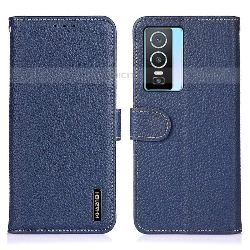 Funda de Cuero Cartera con Soporte Carcasa B01H para Vivo Y74s 5G