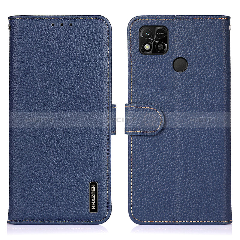 Funda de Cuero Cartera con Soporte Carcasa B01H para Xiaomi Redmi 9 Activ