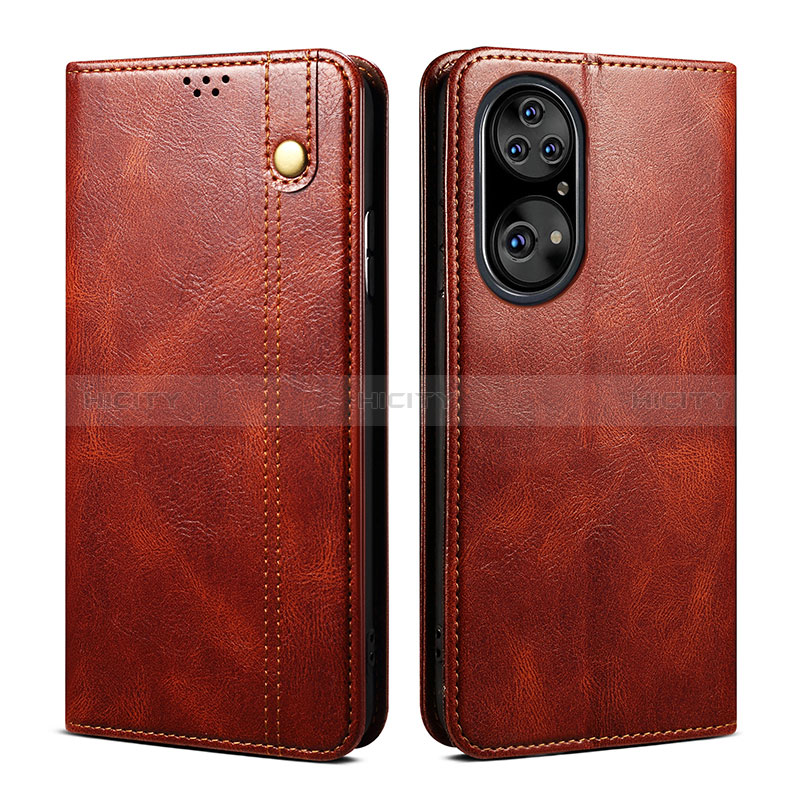 Funda de Cuero Cartera con Soporte Carcasa B01S para Huawei P50e