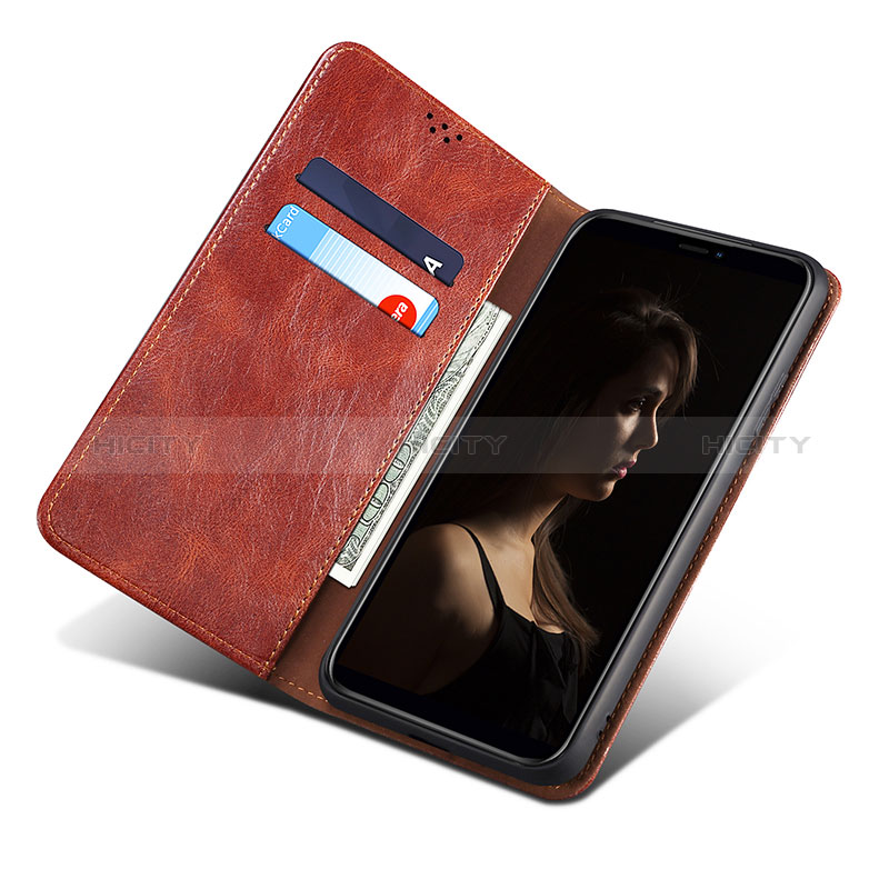 Funda de Cuero Cartera con Soporte Carcasa B01S para Huawei P60