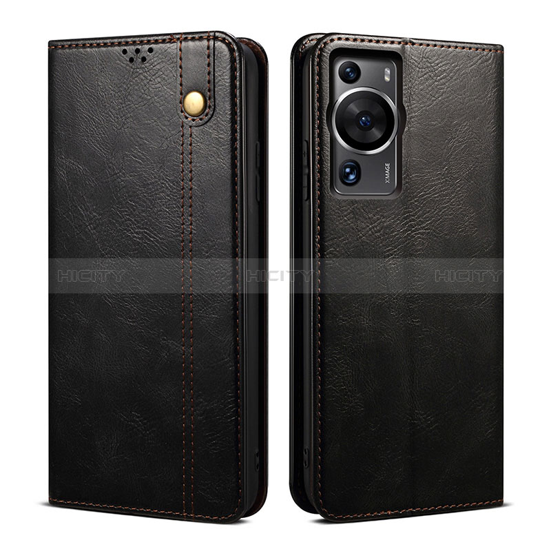 Funda de Cuero Cartera con Soporte Carcasa B01S para Huawei P60 Pro