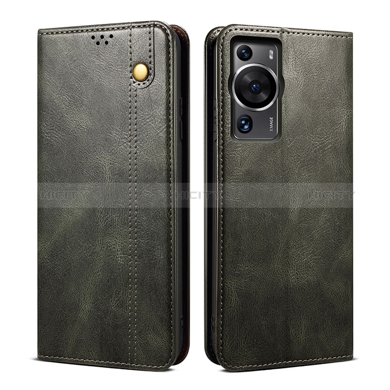 Funda de Cuero Cartera con Soporte Carcasa B01S para Huawei P60 Pro