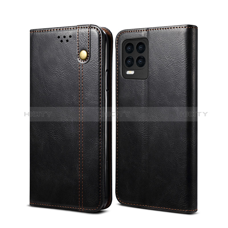 Funda de Cuero Cartera con Soporte Carcasa B01S para Realme 8 4G