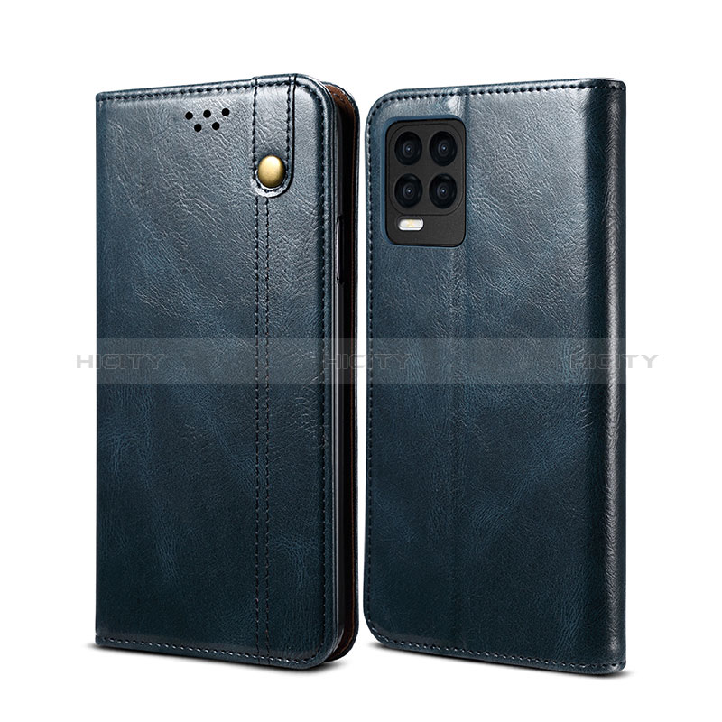 Funda de Cuero Cartera con Soporte Carcasa B01S para Realme 8 4G