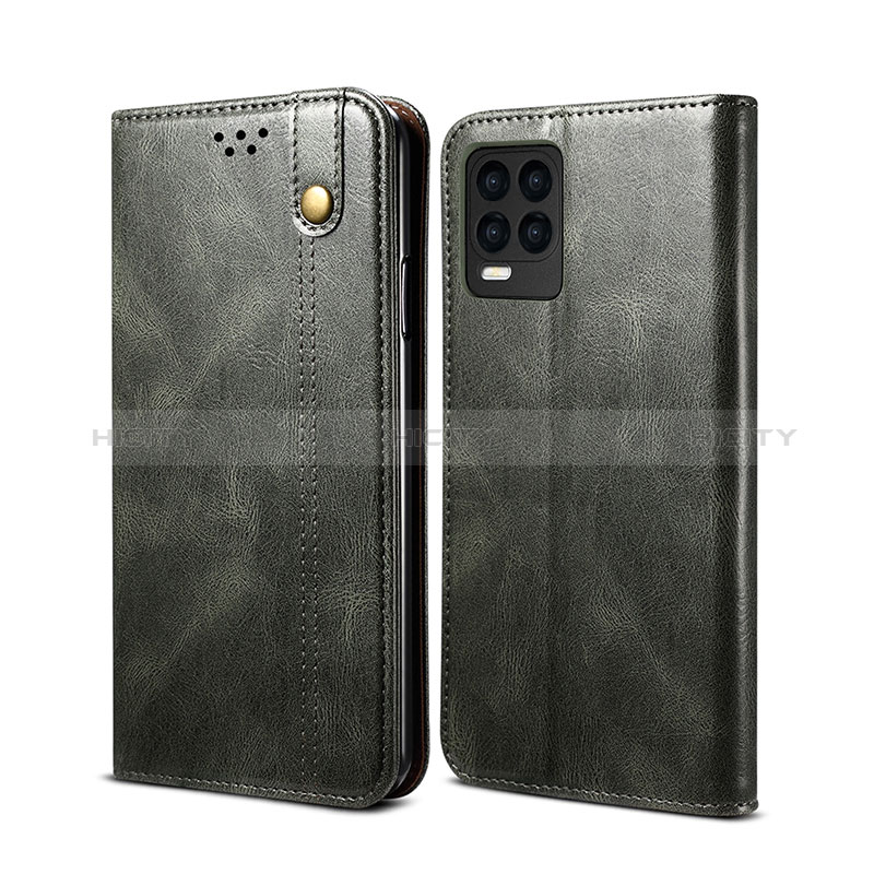 Funda de Cuero Cartera con Soporte Carcasa B01S para Realme 8 4G