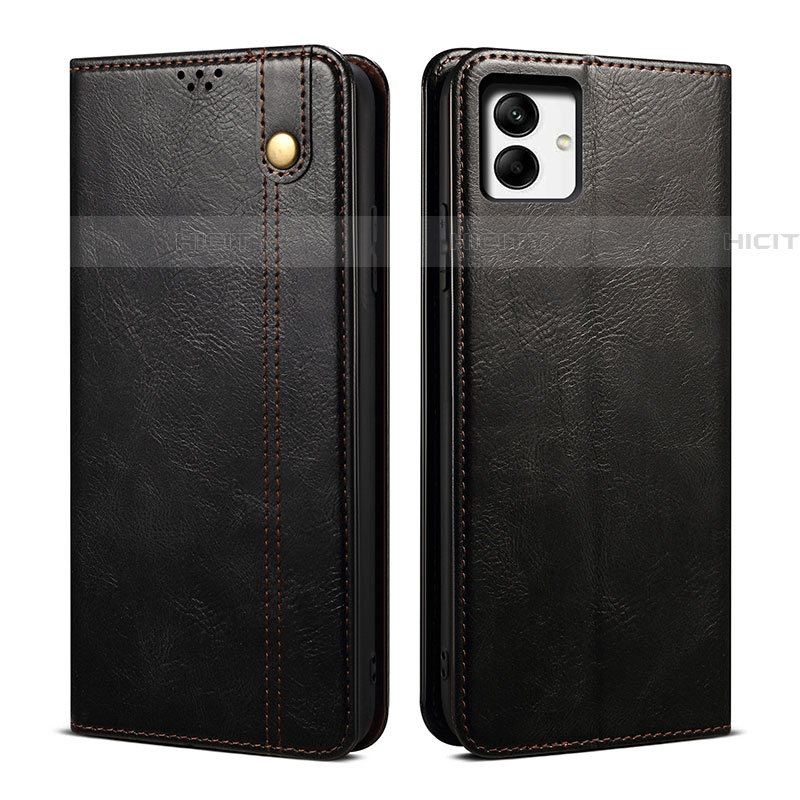 Funda de Cuero Cartera con Soporte Carcasa B01S para Samsung Galaxy A04E Negro