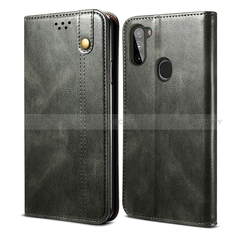 Funda de Cuero Cartera con Soporte Carcasa B01S para Samsung Galaxy M11