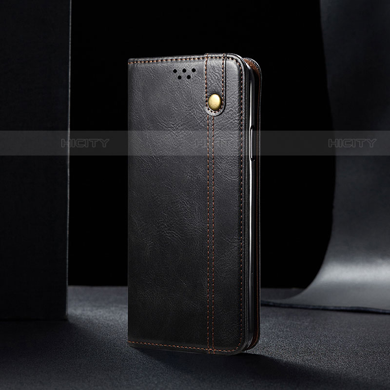 Funda de Cuero Cartera con Soporte Carcasa B01S para Samsung Galaxy S21 Plus 5G Negro