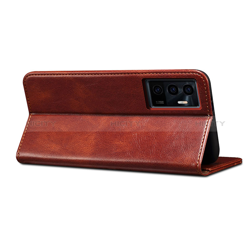 Funda de Cuero Cartera con Soporte Carcasa B01S para Vivo Y75 4G