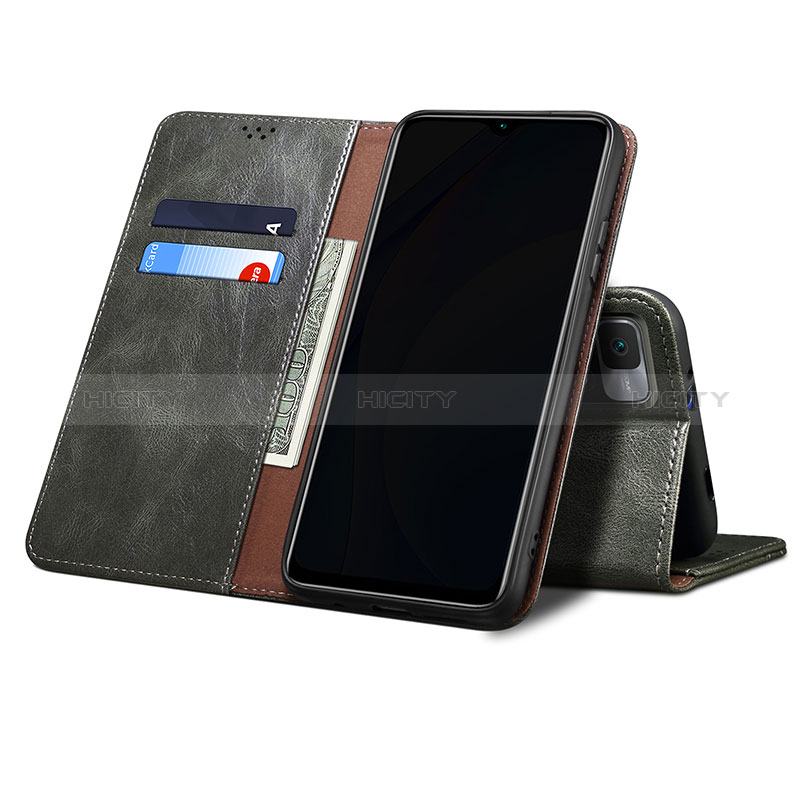 Funda de Cuero Cartera con Soporte Carcasa B01S para Xiaomi Redmi 10 4G