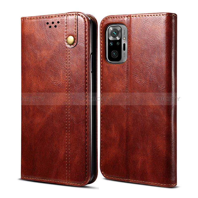 Funda de Cuero Cartera con Soporte Carcasa B01S para Xiaomi Redmi Note 10 4G