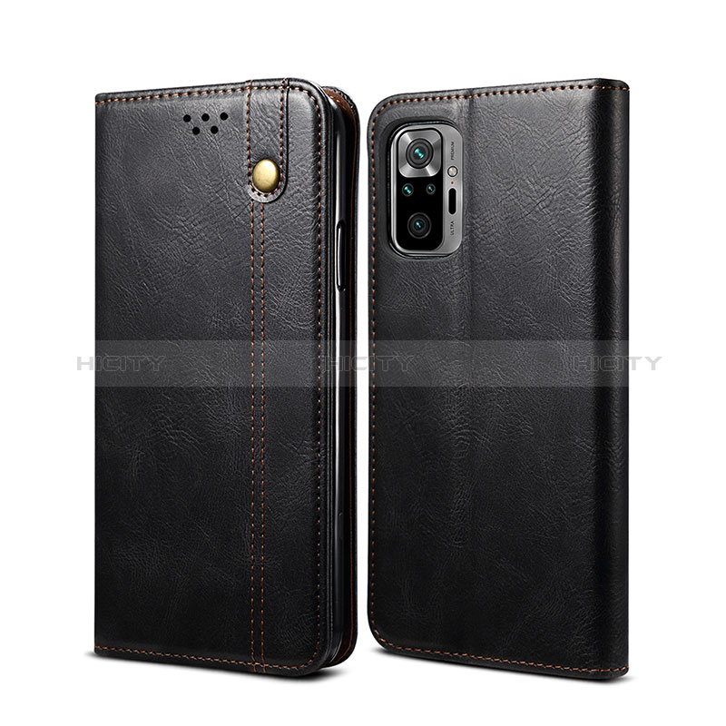 Funda de Cuero Cartera con Soporte Carcasa B01S para Xiaomi Redmi Note 10 Pro 4G