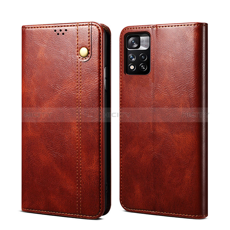 Funda de Cuero Cartera con Soporte Carcasa B01S para Xiaomi Redmi Note 11 5G