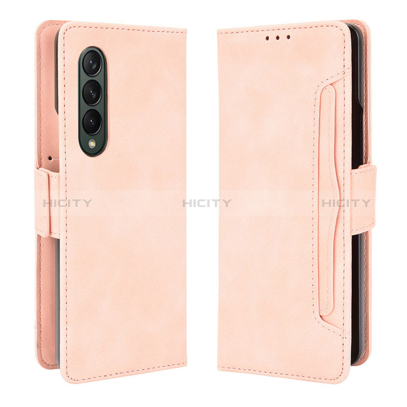 Funda de Cuero Cartera con Soporte Carcasa B01Y para Samsung Galaxy Z Fold3 5G