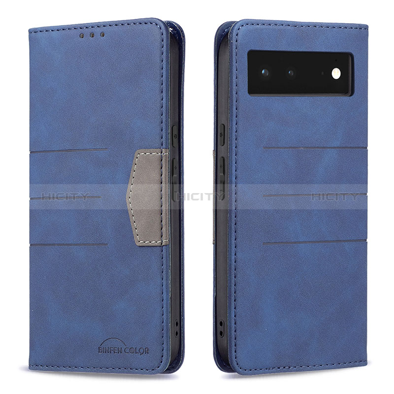 Funda de Cuero Cartera con Soporte Carcasa B02F para Google Pixel 6 5G