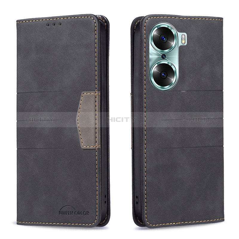 Funda de Cuero Cartera con Soporte Carcasa B02F para Huawei Honor 60 Pro 5G