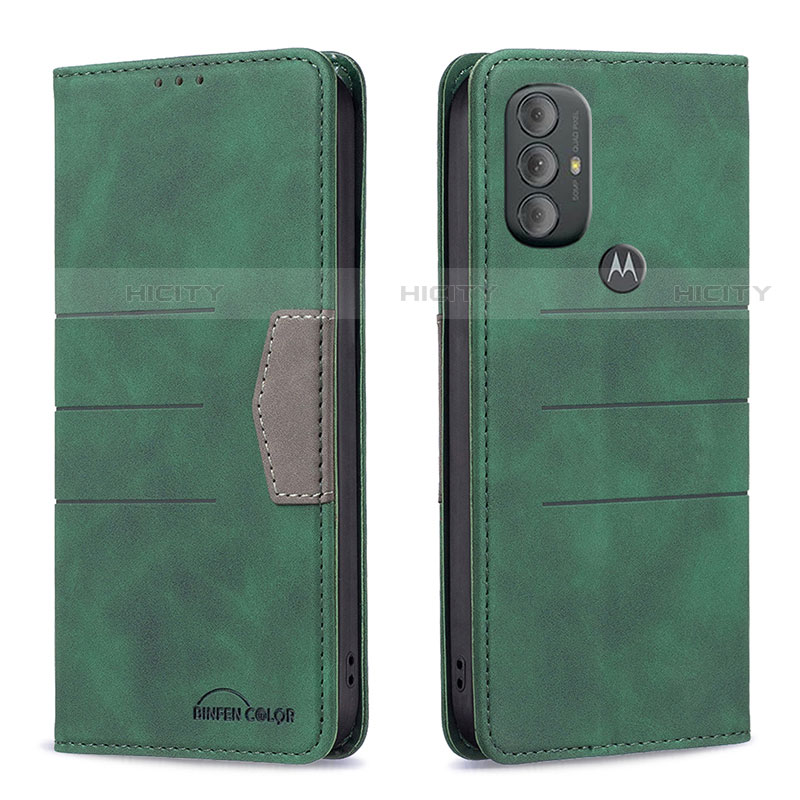 Funda de Cuero Cartera con Soporte Carcasa B02F para Motorola Moto G Play (2023)