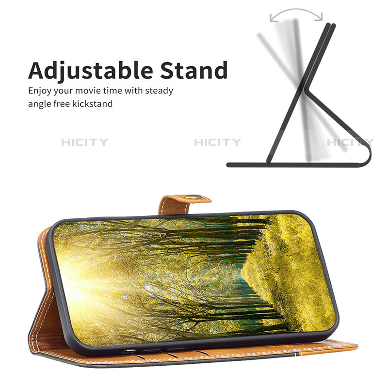 Funda de Cuero Cartera con Soporte Carcasa B02F para Motorola Moto G71 5G