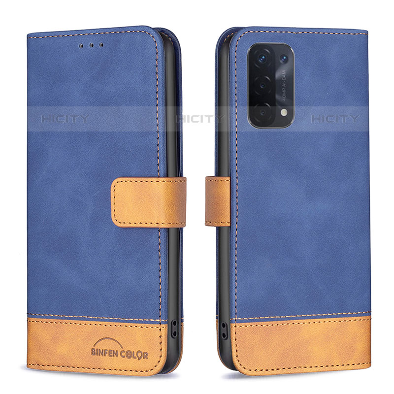 Funda de Cuero Cartera con Soporte Carcasa B02F para Oppo A93 5G