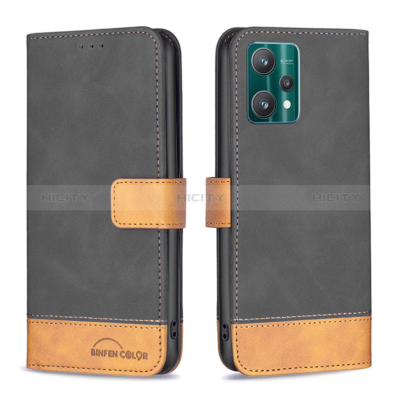 Funda de Cuero Cartera con Soporte Carcasa B02F para Realme 9 5G