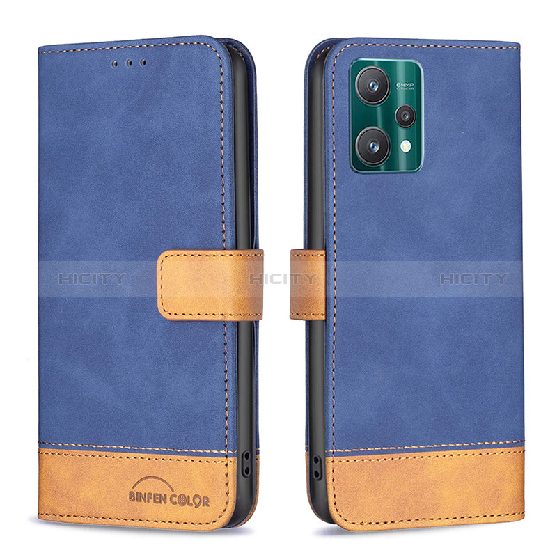 Funda de Cuero Cartera con Soporte Carcasa B02F para Realme 9 5G