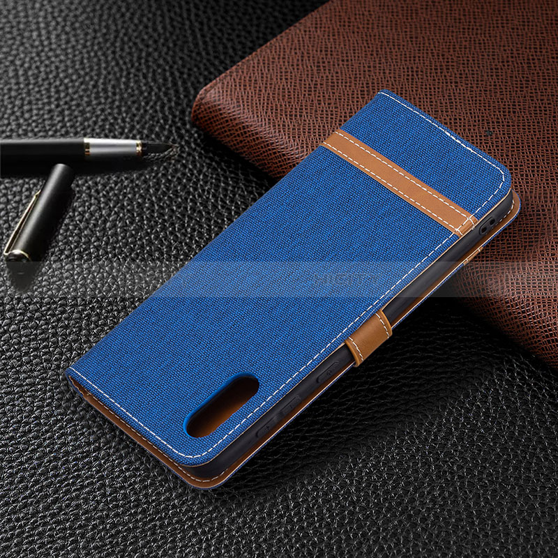 Funda de Cuero Cartera con Soporte Carcasa B02F para Samsung Galaxy A02