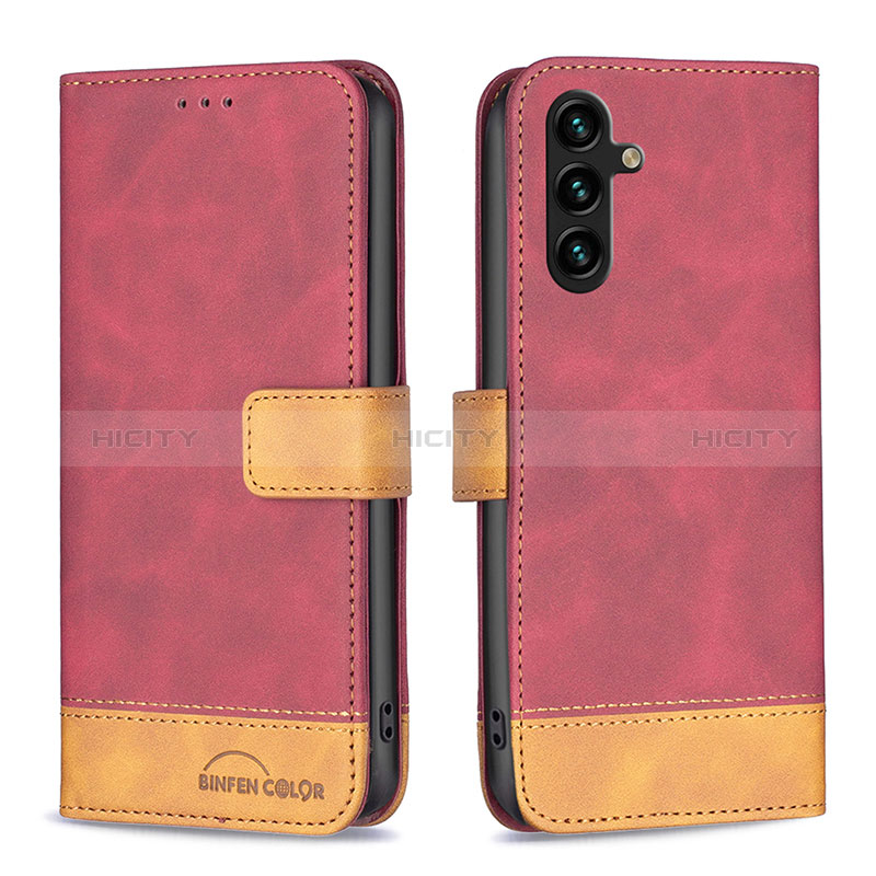 Funda de Cuero Cartera con Soporte Carcasa B02F para Samsung Galaxy A04s