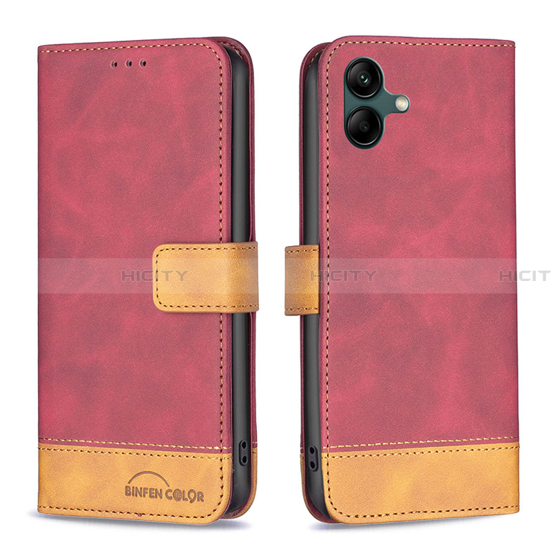 Funda de Cuero Cartera con Soporte Carcasa B02F para Samsung Galaxy A05