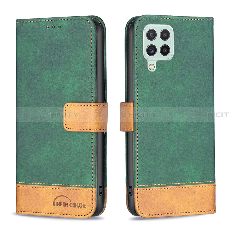 Funda de Cuero Cartera con Soporte Carcasa B02F para Samsung Galaxy A22 4G