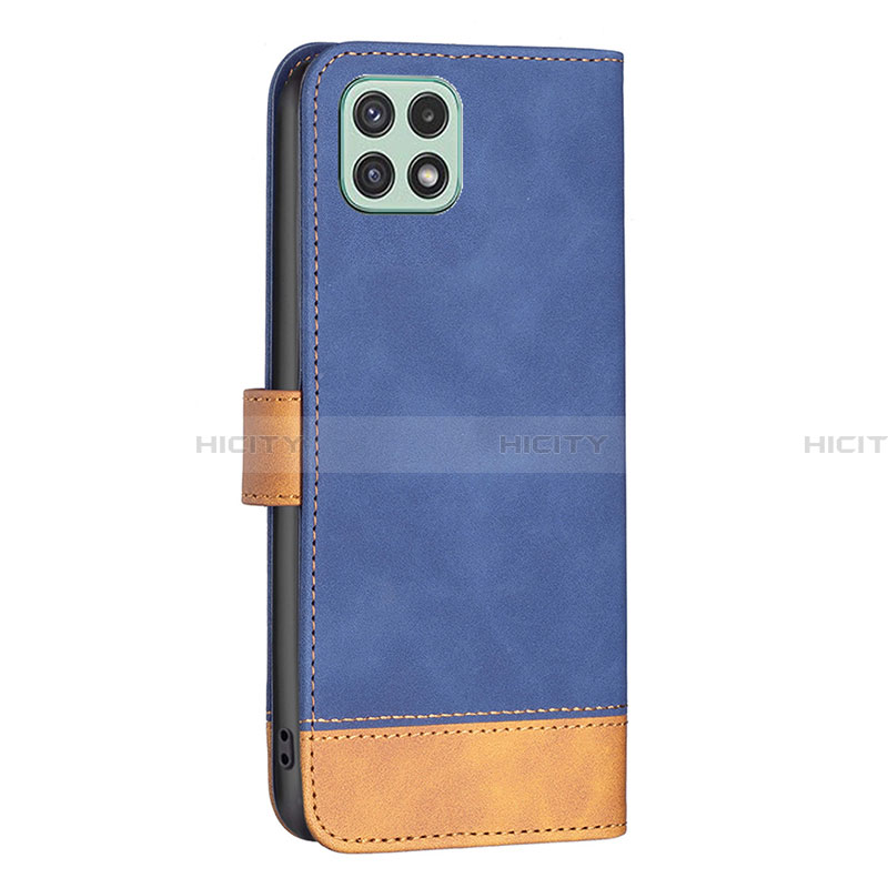 Funda de Cuero Cartera con Soporte Carcasa B02F para Samsung Galaxy A22 5G