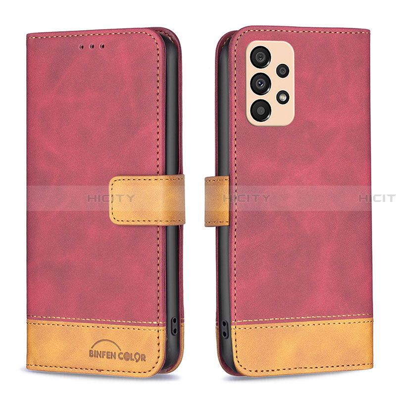 Funda de Cuero Cartera con Soporte Carcasa B02F para Samsung Galaxy A33 5G