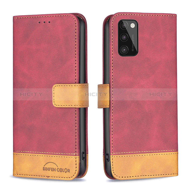 Funda de Cuero Cartera con Soporte Carcasa B02F para Samsung Galaxy A41