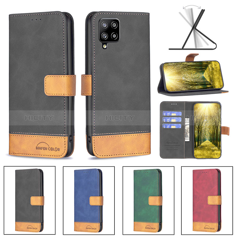 Funda de Cuero Cartera con Soporte Carcasa B02F para Samsung Galaxy A42 5G