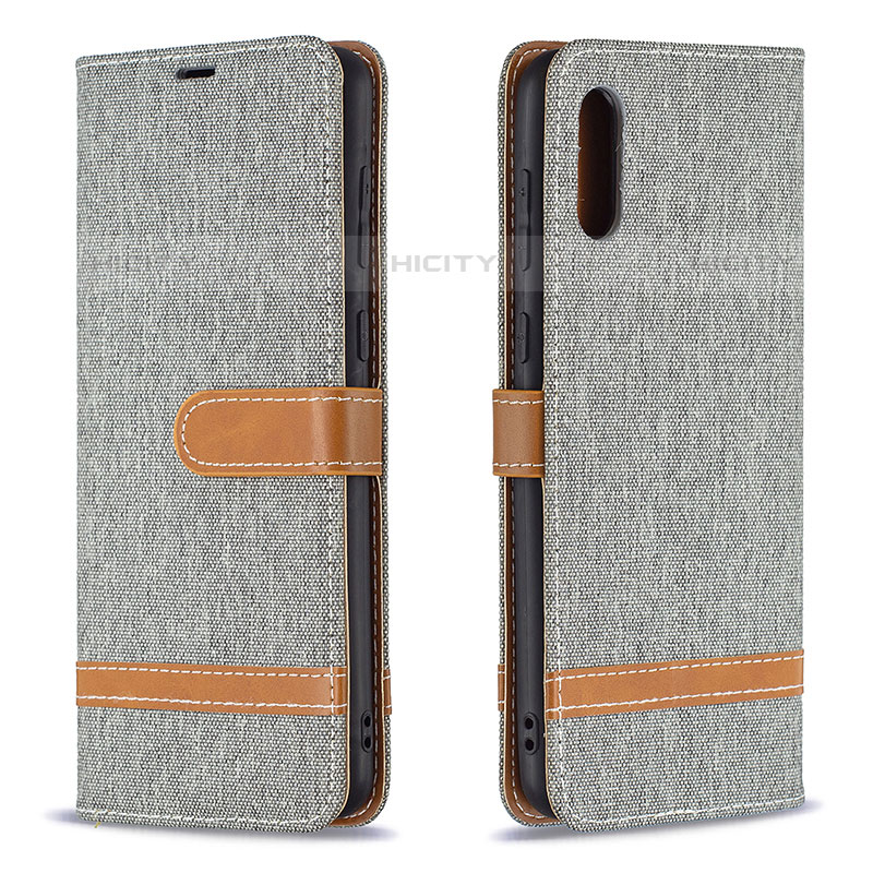 Funda de Cuero Cartera con Soporte Carcasa B02F para Samsung Galaxy M02