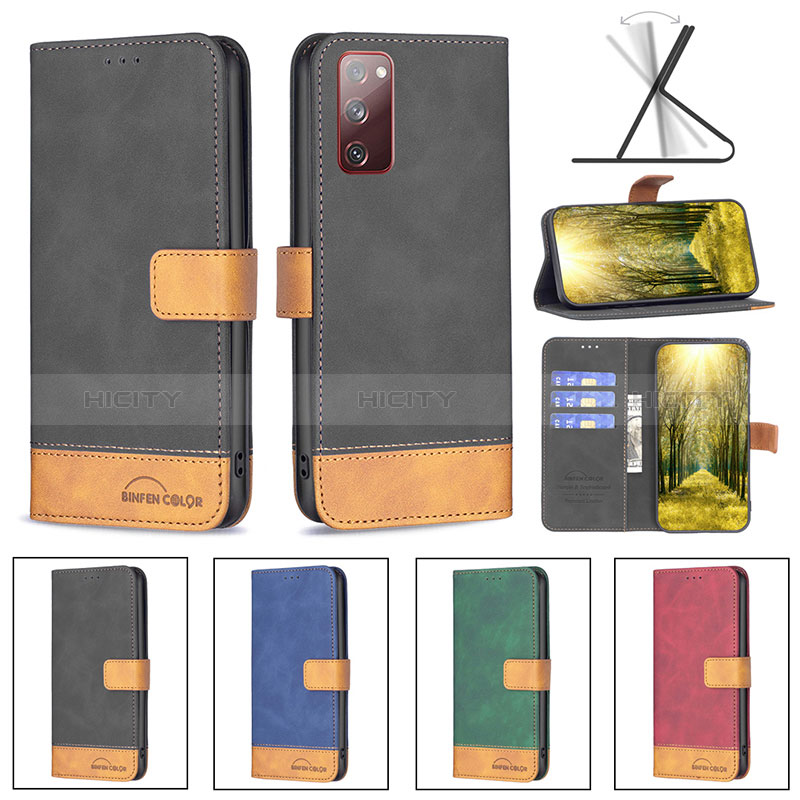 Funda de Cuero Cartera con Soporte Carcasa B02F para Samsung Galaxy S20 FE 4G