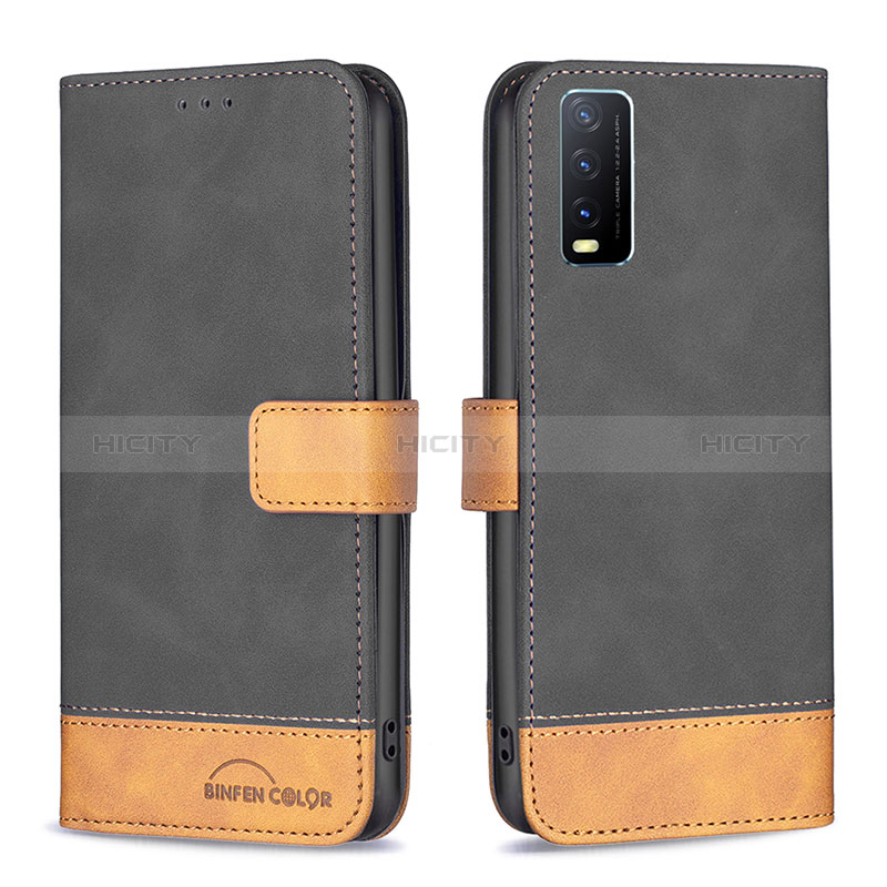 Funda de Cuero Cartera con Soporte Carcasa B02F para Vivo Y11s