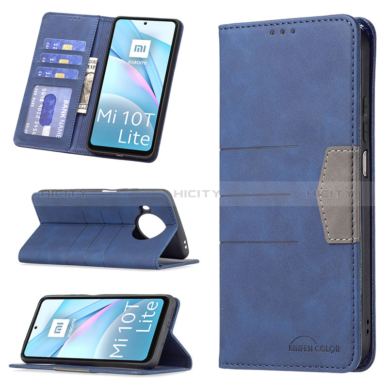 Funda de Cuero Cartera con Soporte Carcasa B02F para Xiaomi Mi 10i 5G