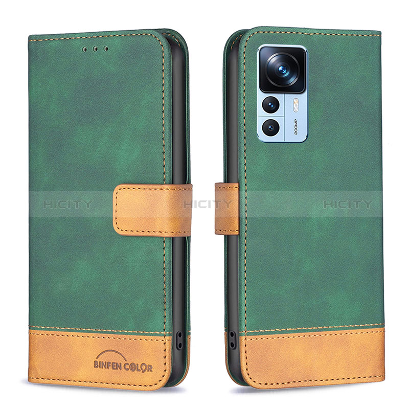 Funda de Cuero Cartera con Soporte Carcasa B02F para Xiaomi Mi 12T 5G