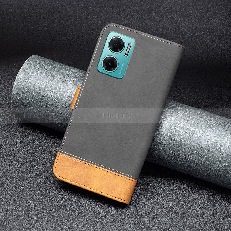 Funda de Cuero Cartera con Soporte Carcasa B02F para Xiaomi Redmi 10 5G