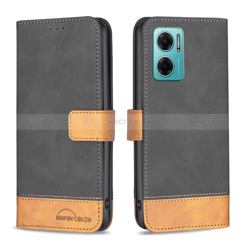 Funda de Cuero Cartera con Soporte Carcasa B02F para Xiaomi Redmi 10 5G