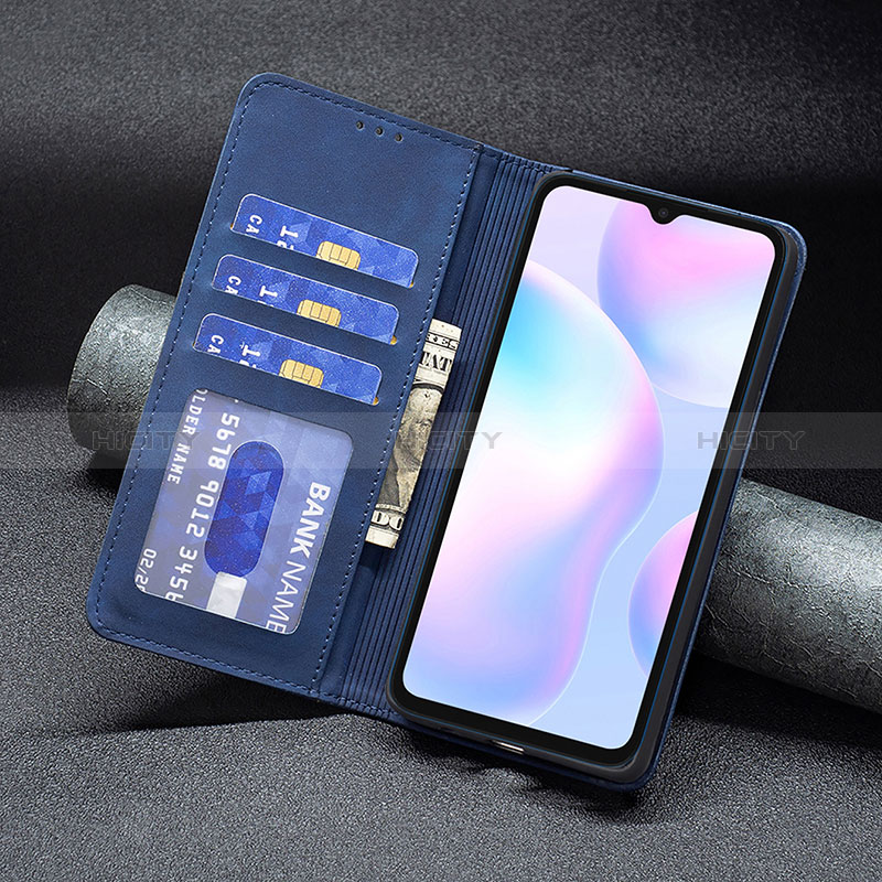 Funda de Cuero Cartera con Soporte Carcasa B02F para Xiaomi Redmi 9i