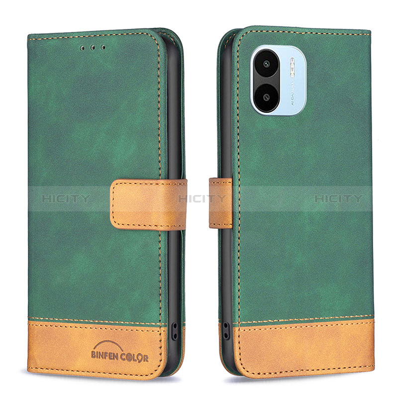 Funda de Cuero Cartera con Soporte Carcasa B02F para Xiaomi Redmi A1